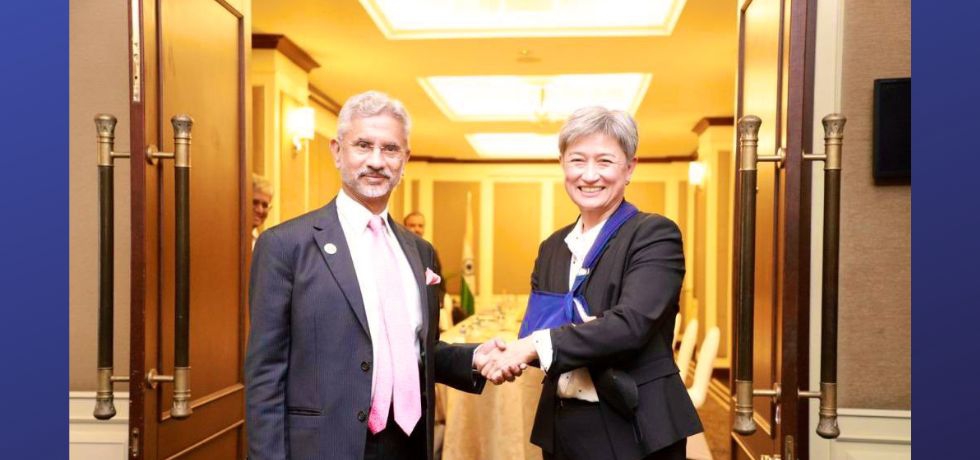Hon’ble External Affairs Minister of India Dr. S. Jaishankar met Senator The Hon. Penny Wong  , Foreign Affairs Minister of Australia (Phnom Penh, Cambodia, August 04, 2022)